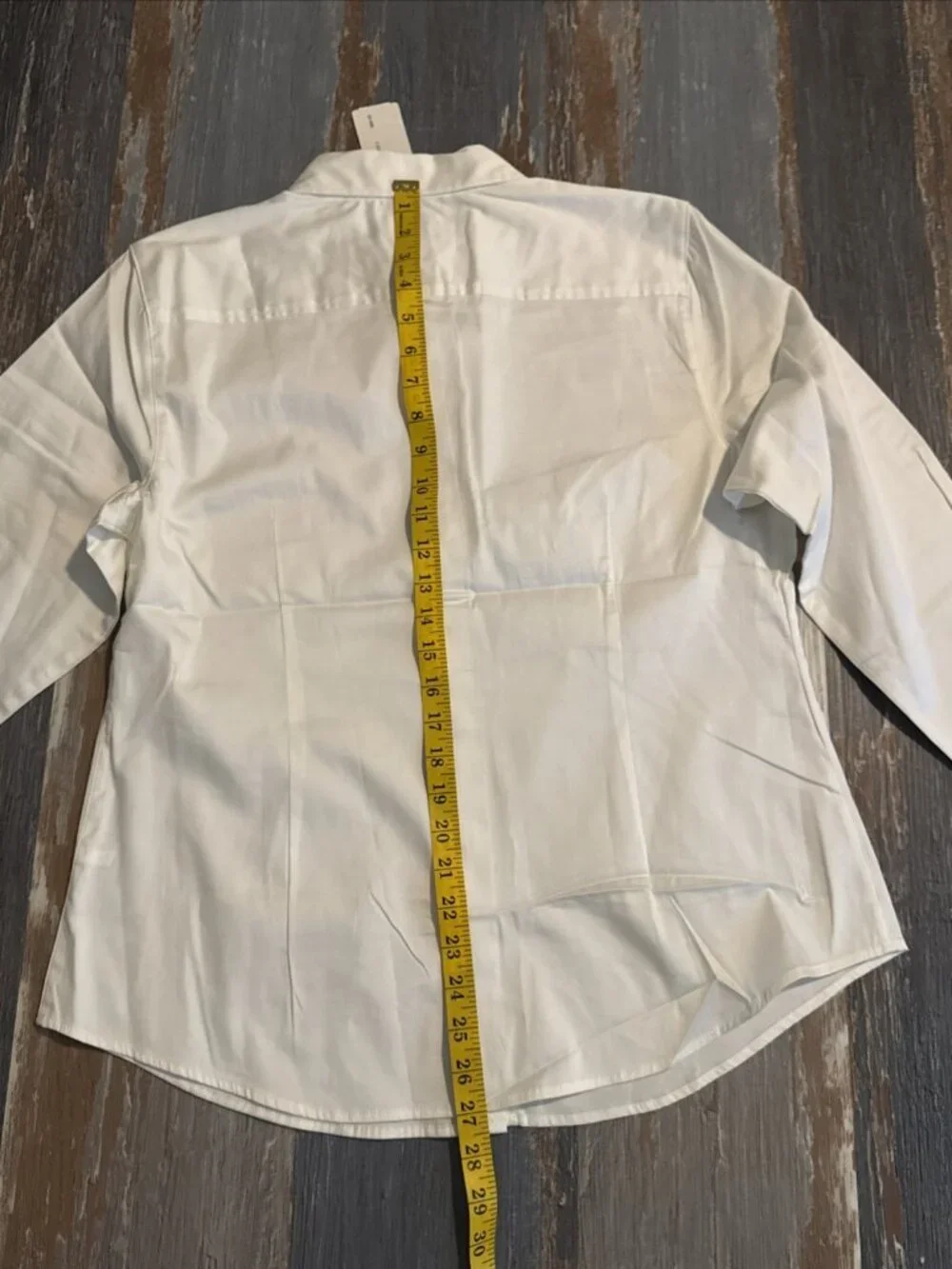 Y2K Chico's White Shirt Womens Oxford Long Sleeve Button Down Career Stretch NEW
